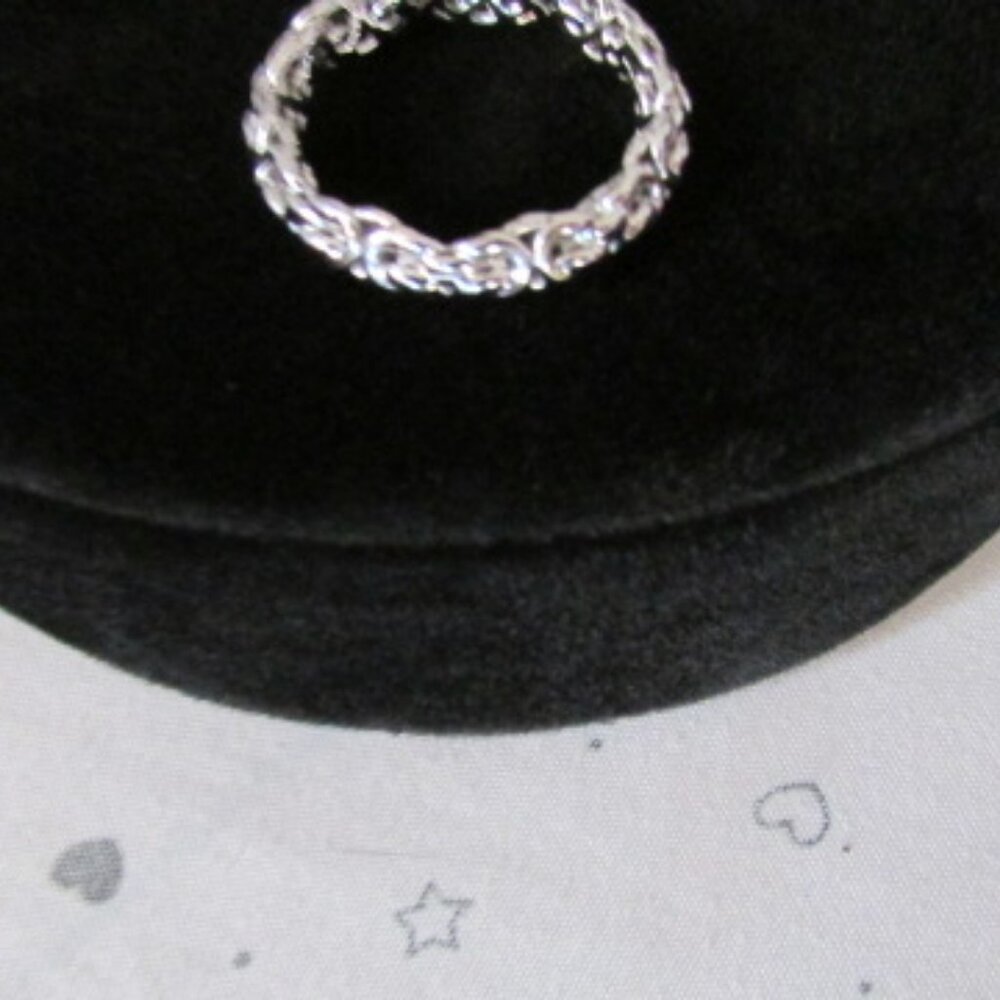 brand new 14k white gold Resin Milor Italy Ring - Picture 6 of 6